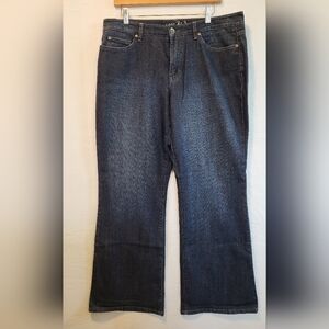 Code Bleu Classic Womens Jeans Size 14 Dark Wash